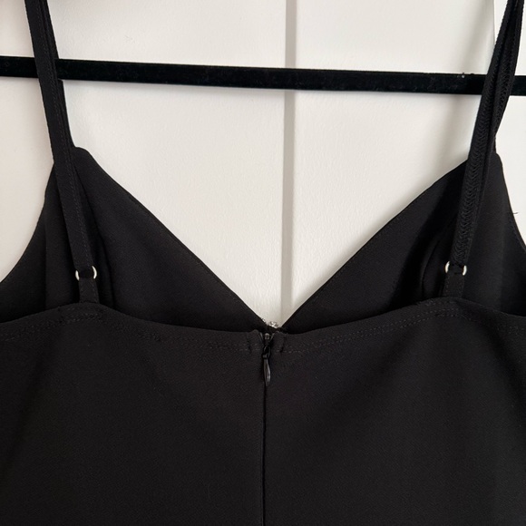 Hello Molly Black Mini Dress with Silver Bow - Picture 4 of 5